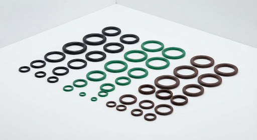 Organized oil seal inventory in a manufacturing warehouse